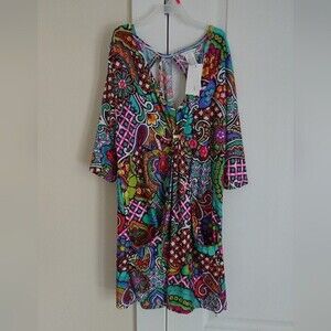 Trina turk colorful swim and spa collection dress size XS